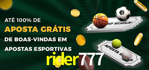 rider777 Ate 100% de Aposta Gratis